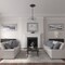 Ekena Millwork Berkshire Ceiling Medallion (Canopies up to 6 3/8"), 20 1/8"OD x 3 7/8"ID x 1 7/8"P, Stone Hearth CM20BE1SHF - alternate 5